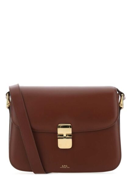 Bordeaux leather Grace crossbody bag