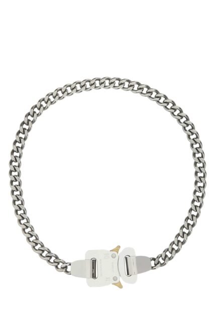Silver metal necklace