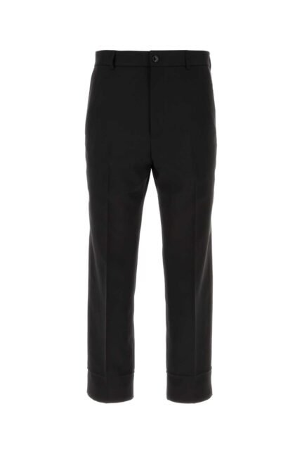 Black jacquard pant
