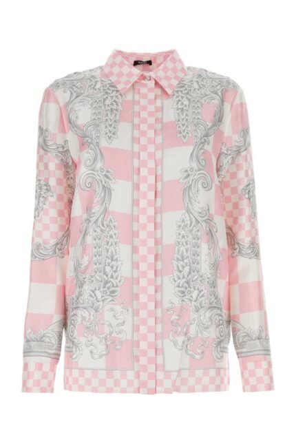 Printed silk shirt