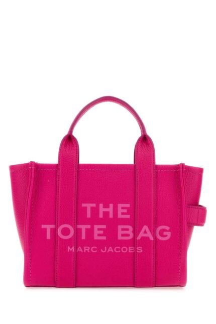 Fuchsia leather mini The Tote Bag handbag