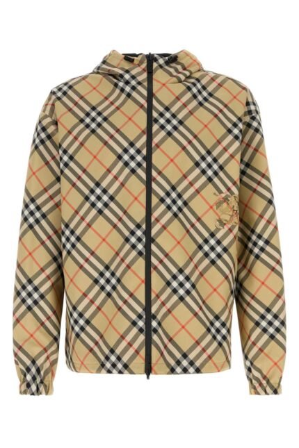 Embroidered polyester reversible jacket