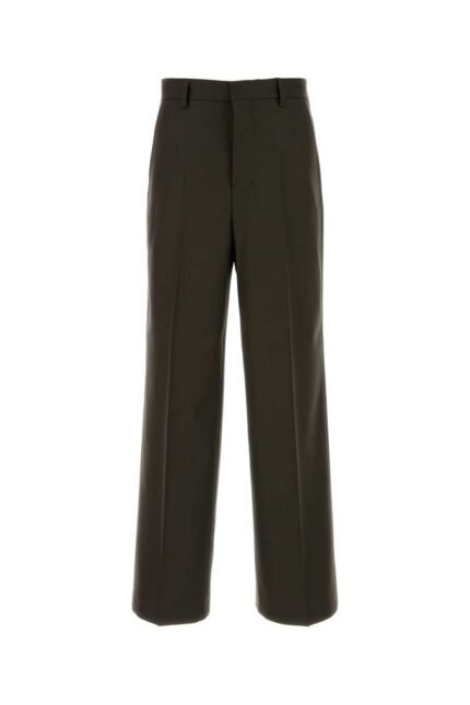 Brown wool pant