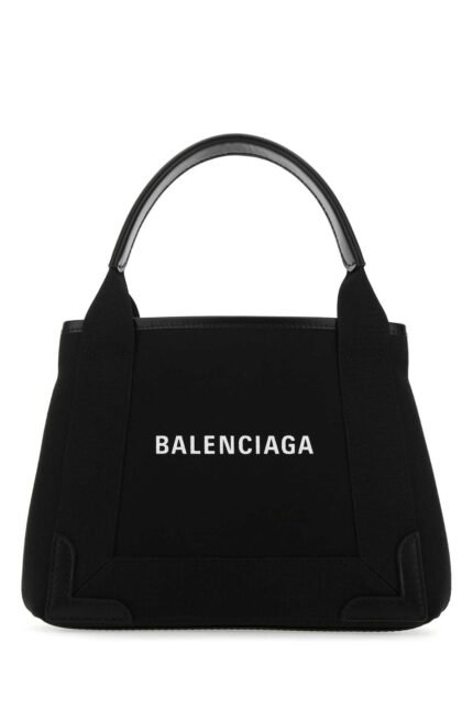 Black fabric Navy Cabas XS handbag