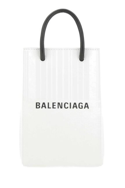 White leather phone case