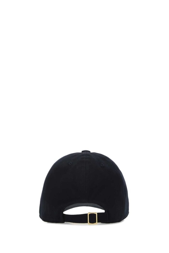 Midnight blue cotton baseball cap - Image 3