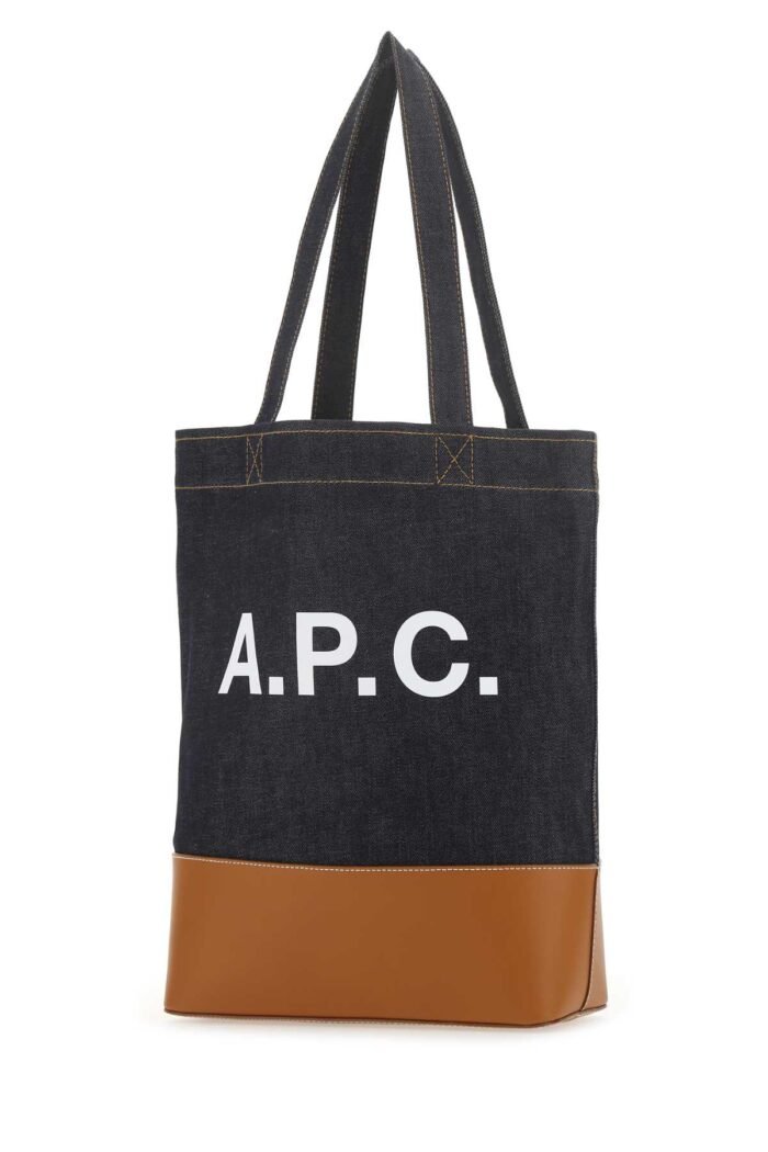 Dark blue denim handbag - Image 2
