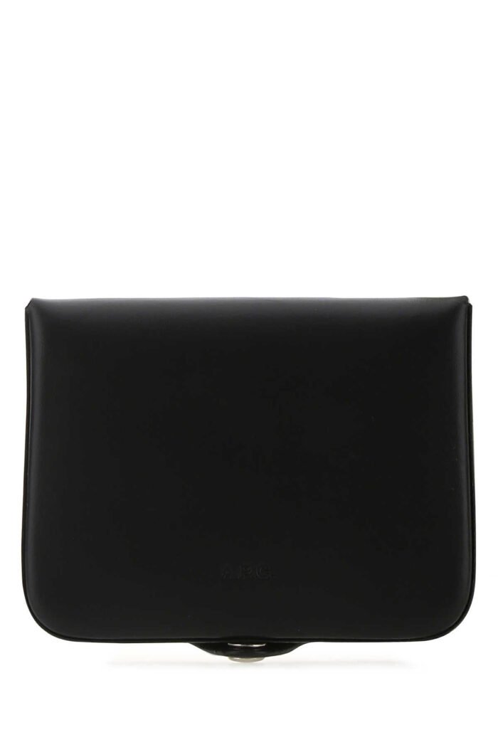 Black leather card holder - Image 1