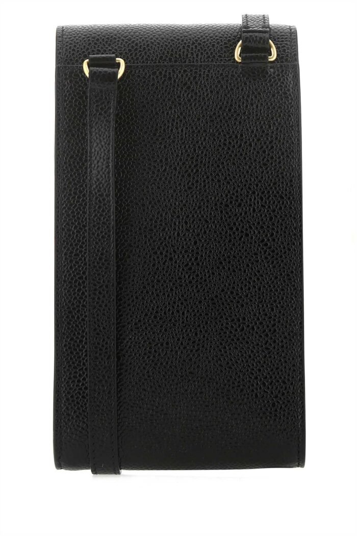 Black leather phone holder - Image 3