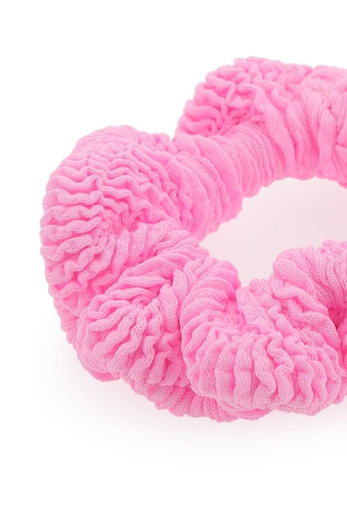 Pink fabric scrunchie - Image 2