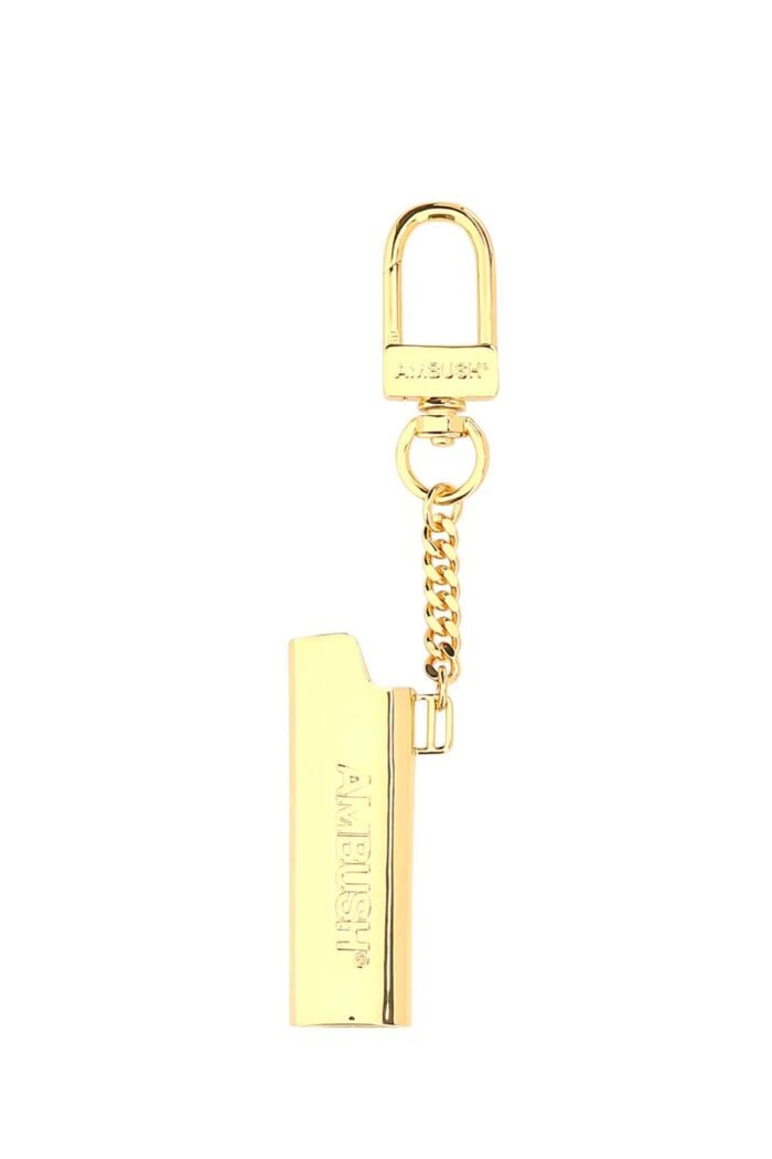 Gold metal lighter holder - Image 1