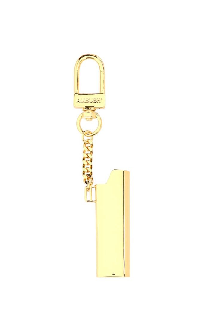 Gold metal lighter holder - Image 2