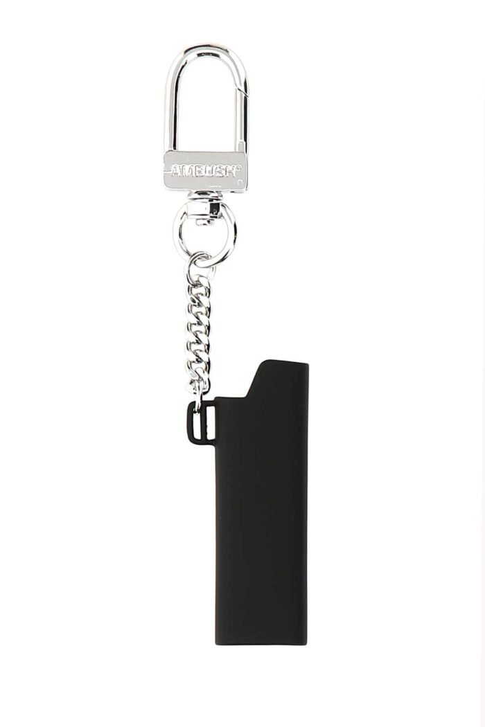 Black metal lighter holder - Image 2