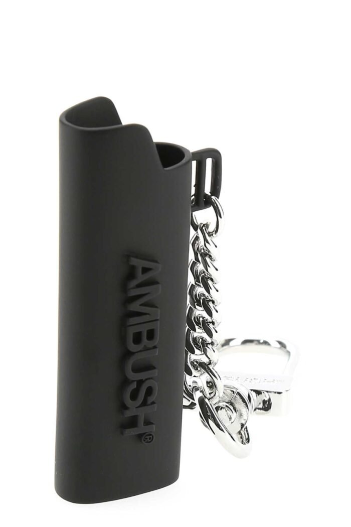 Black metal lighter holder - Image 3