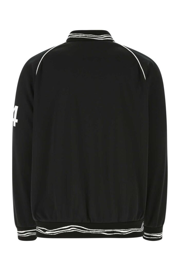 Black polyester bomber jacket - Image 2