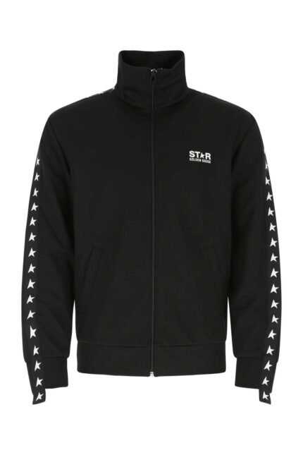 Black polyester Denis sweatshirt