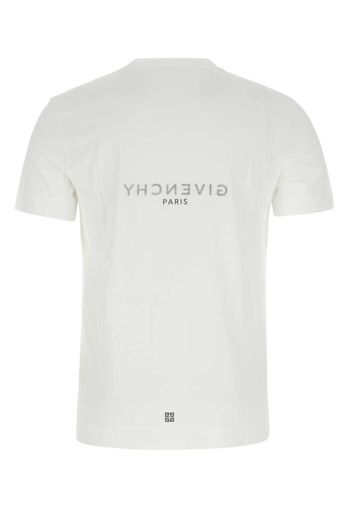 White cotton t-shirt - Image 2