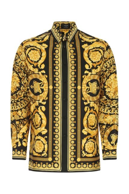 Printed silk shirt