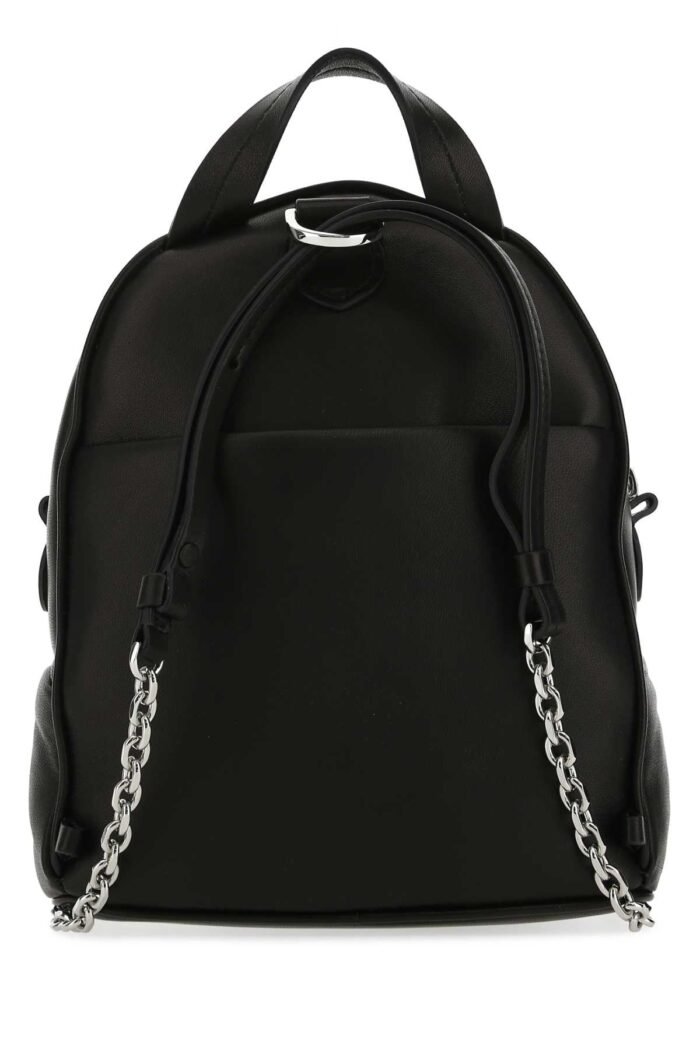 Black nappa leather mini Glam Slam backpack - Image 3