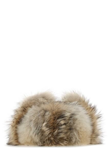Nylon and fur hat