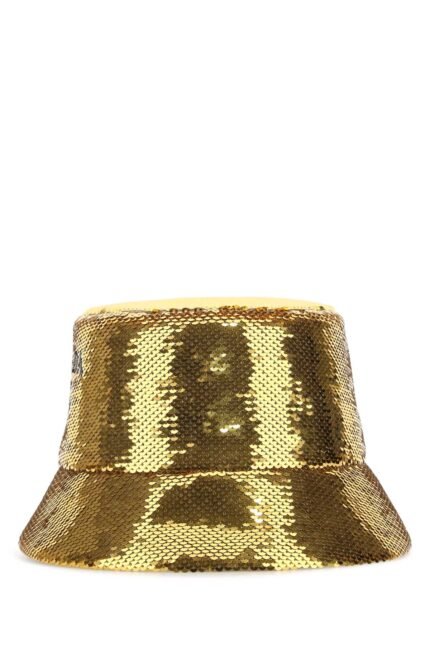 Gold sequins bucket hat