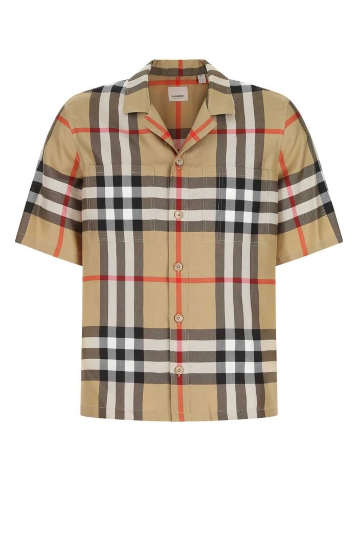 Embroidered silk shirt - Image 1