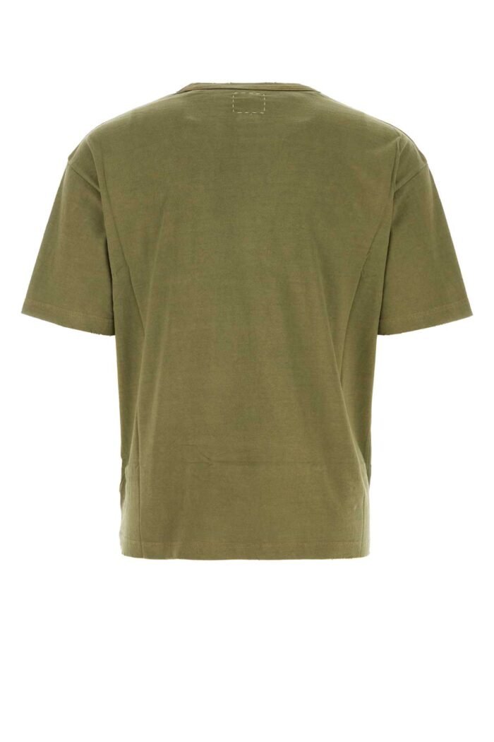 Olive green cotton Amplus t-shirt - Image 2