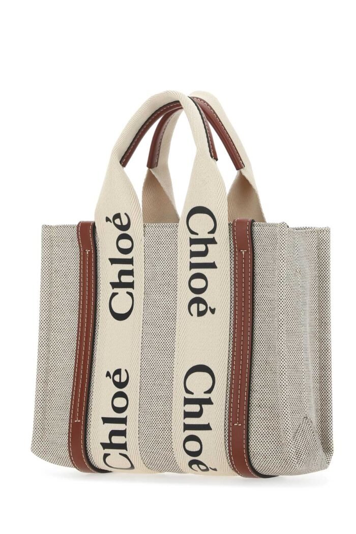 Multicolor fabric small Woody shopping bag - Image 2