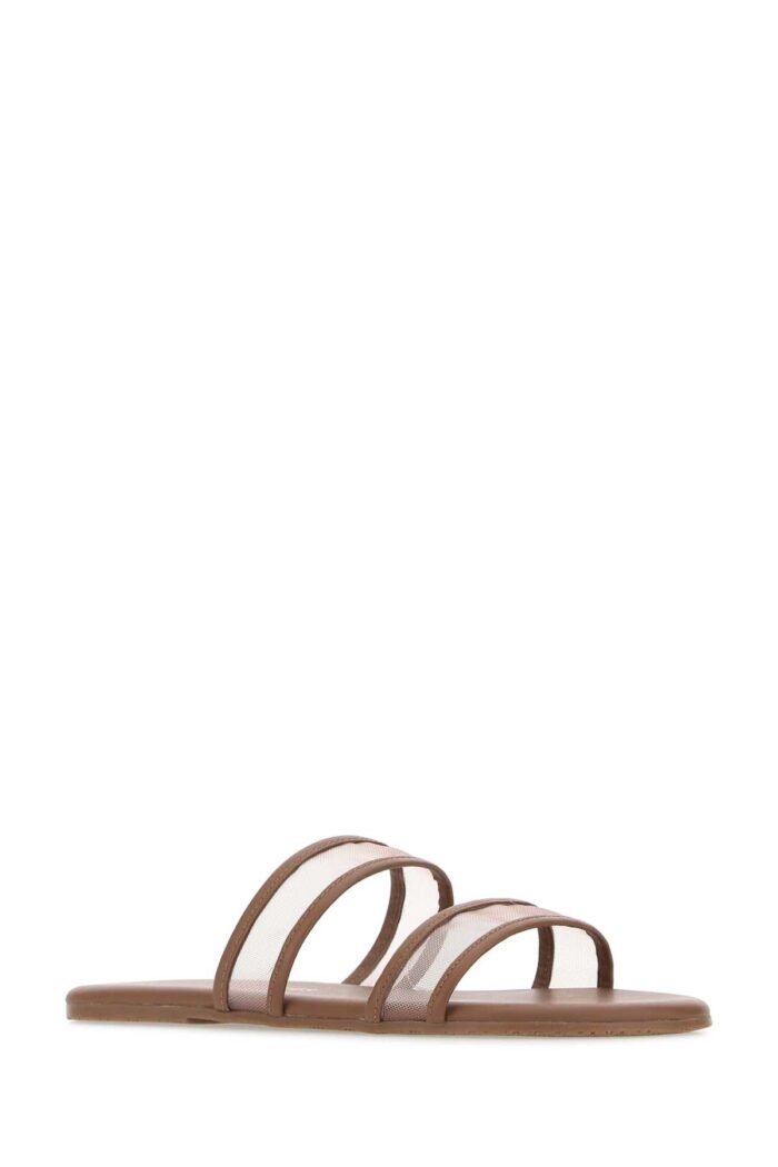 Brown leather Viv slippers - Image 2
