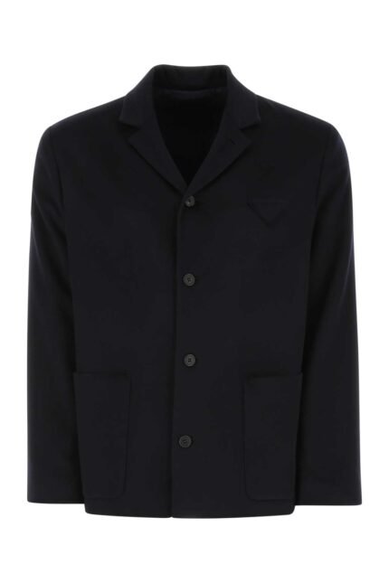 Midnight blue cashmere blazer