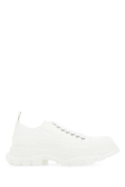 White canvas Tread Slick sneakers