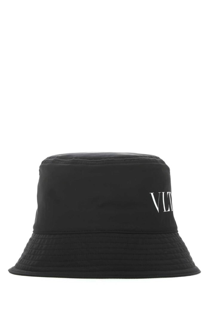 Black polyester hat - Image 1