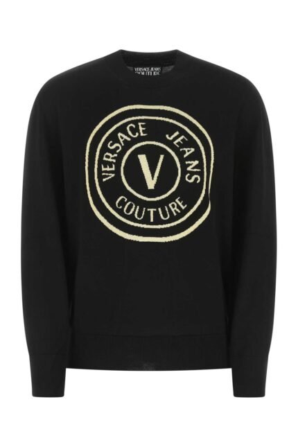 Black wool sweater