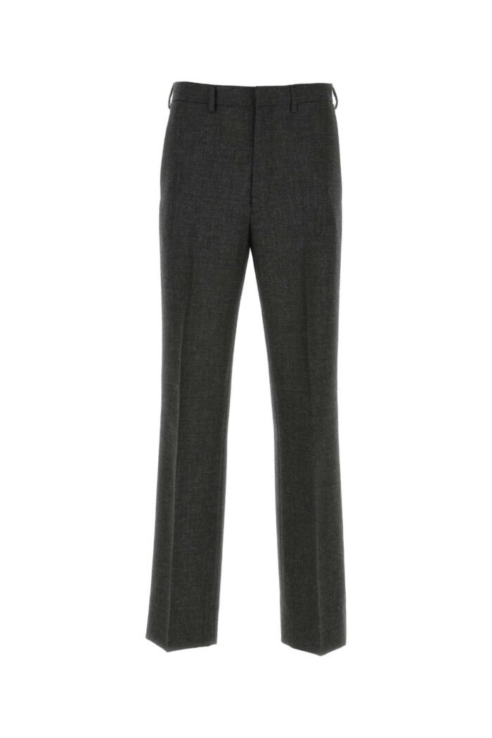 Melange dark grey wool pant - Image 1