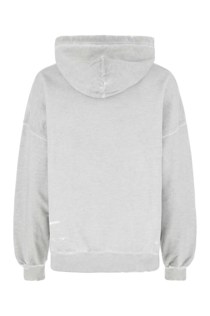 Grey cotton oversize sweatshirt - Image 2