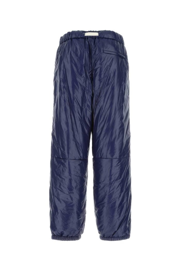 Blue nylon joggers - Image 2