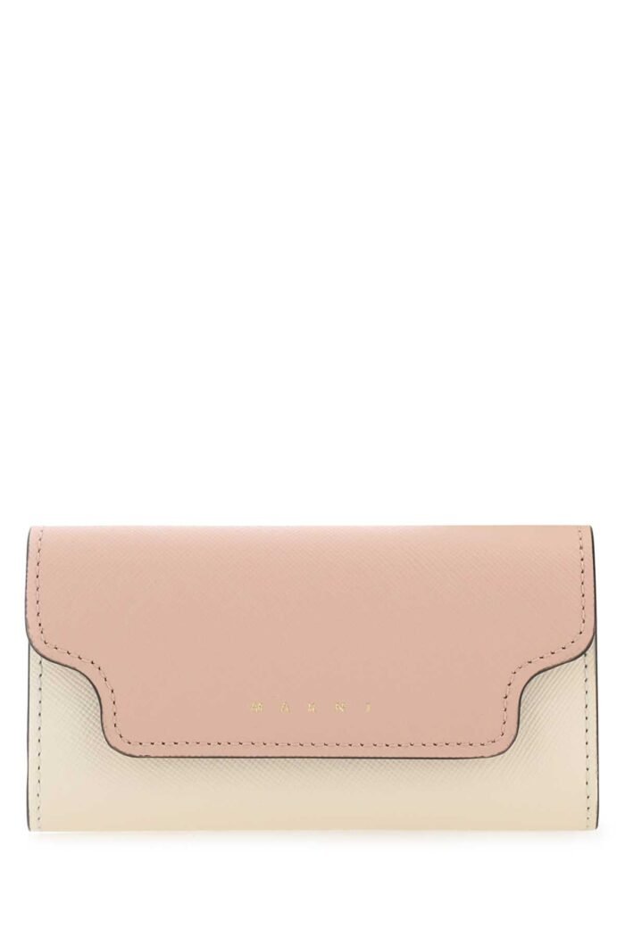 Two-tone leather key chain case - Image 1