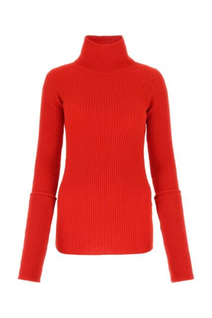 Red wool sweater