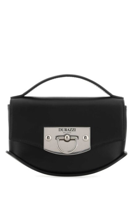 Black leather mini Swing handbag