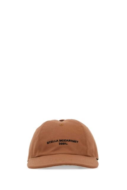 Caramel cotton blend baseball cap