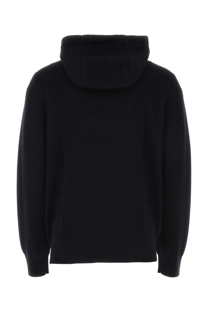 Midnight blue cotton blend sweatshirt - Image 2
