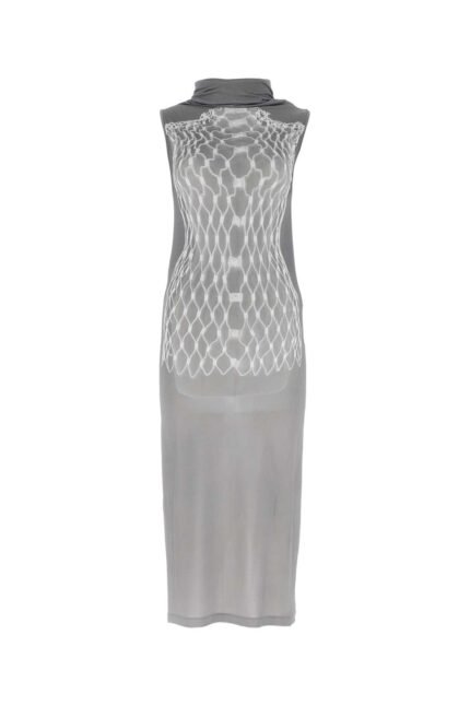 Grey jersey dress