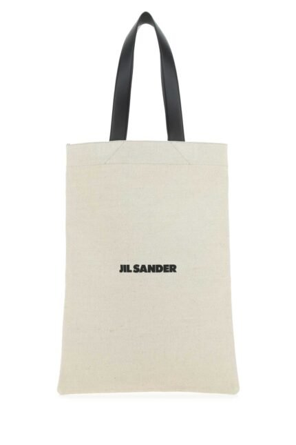 Sand canvas shopping bag