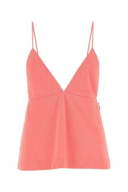 Salmon viscose top