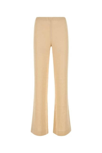 Skin pink satin pant