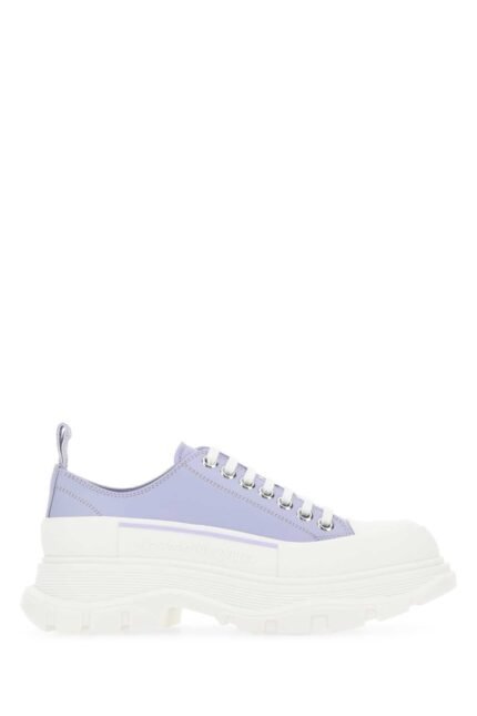 Lilac leather Tread Slick sneakers