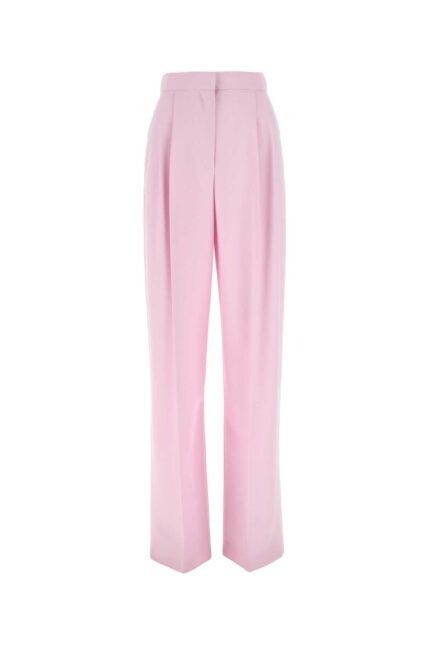 Pastel pink wool pant