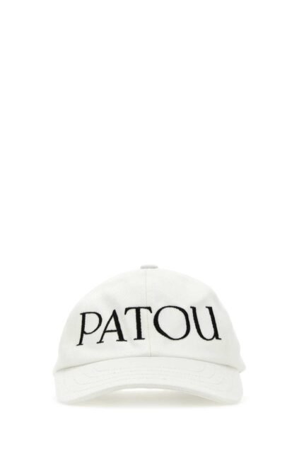 White cotton baseball cap