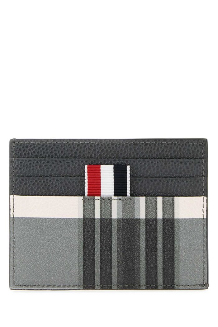 Printed leather card holder - Image 1