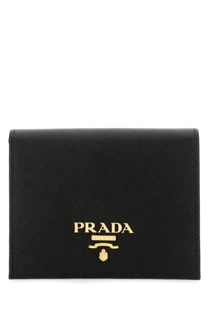 Black leather wallet